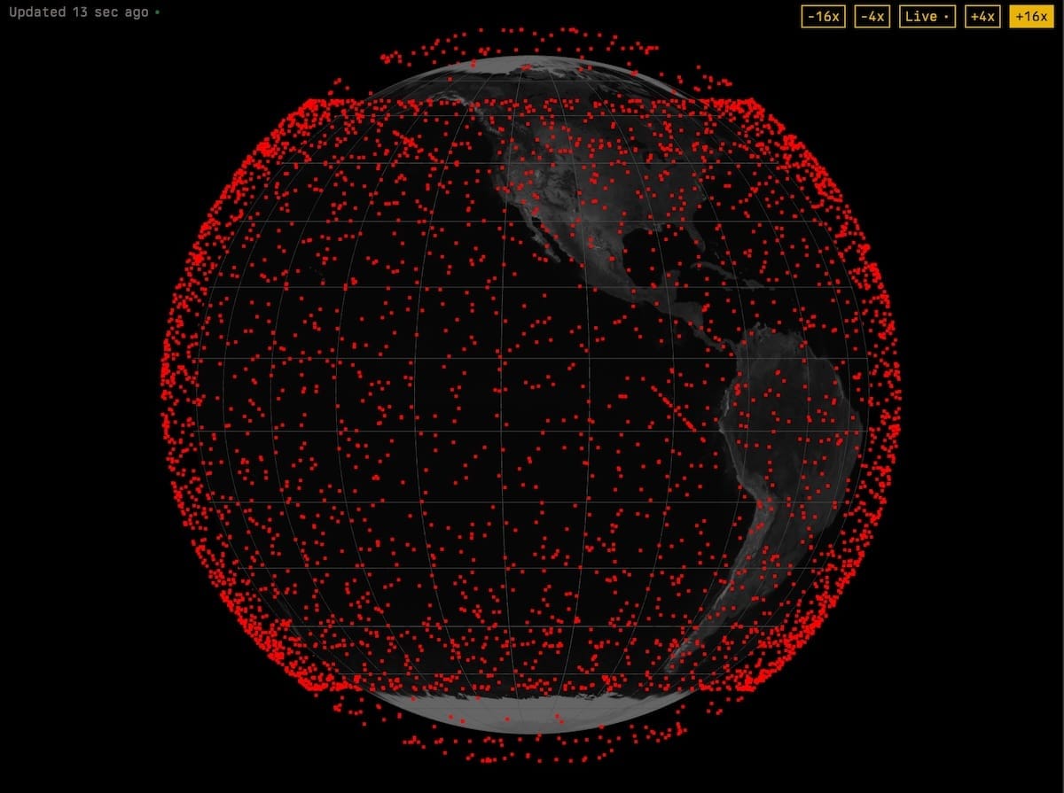 Starlink Map Realtime